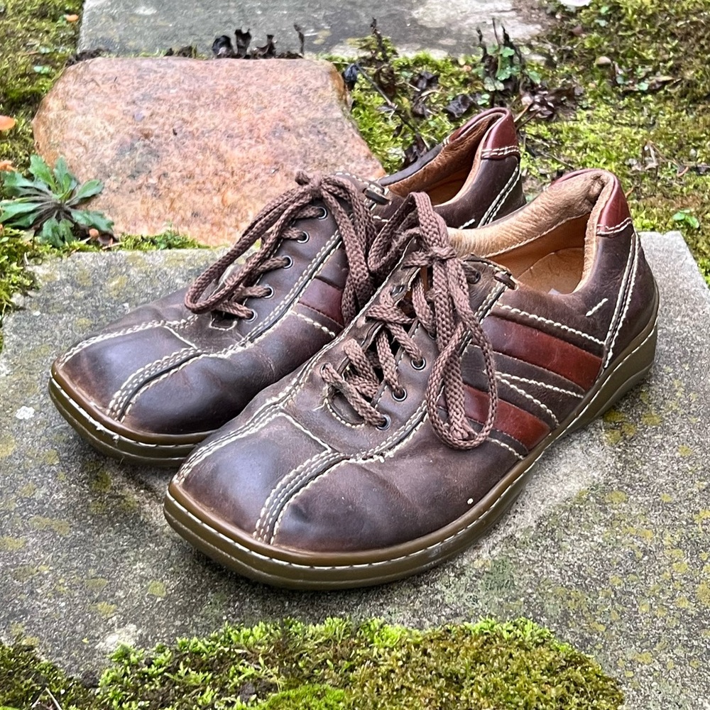 Quotes Oiled Leather Oxford Casual Trail Shoes Men’s Size 9